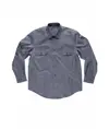 Camicia uomo manica lunga due tasche sul petto cotone Workteam