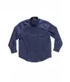 Camicia uomo manica lunga due tasche sul petto cotone Workteam