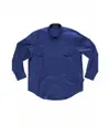 Camicia uomo manica lunga due tasche sul petto cotone Workteam