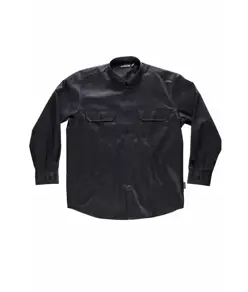 Camicia uomo manica lunga due tasche sul petto cotone Workteam