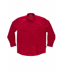 Camicia uomo manica lunga due tasche sul petto cotone Workteam