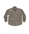 Camicia uomo manica lunga due tasche sul petto cotone Workteam
