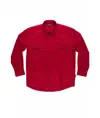 Camicia uomo manica lunga due tasche sul petto cotone Workteam