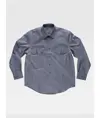 Camicia uomo manica lunga due tasche sul petto cotone Workteam