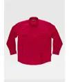 Camicia uomo manica lunga due tasche sul petto cotone Workteam