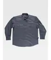 Camicia uomo manica lunga due tasche sul petto Workteam