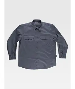 Camicia uomo manica lunga due tasche sul petto Workteam