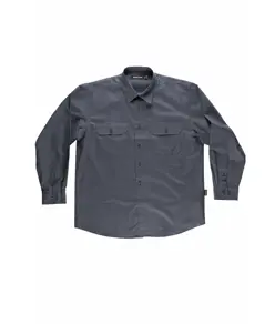 Camicia uomo manica lunga due tasche sul petto Workteam