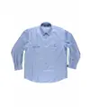 Camicia uomo manica lunga due tasche sul petto Workteam
