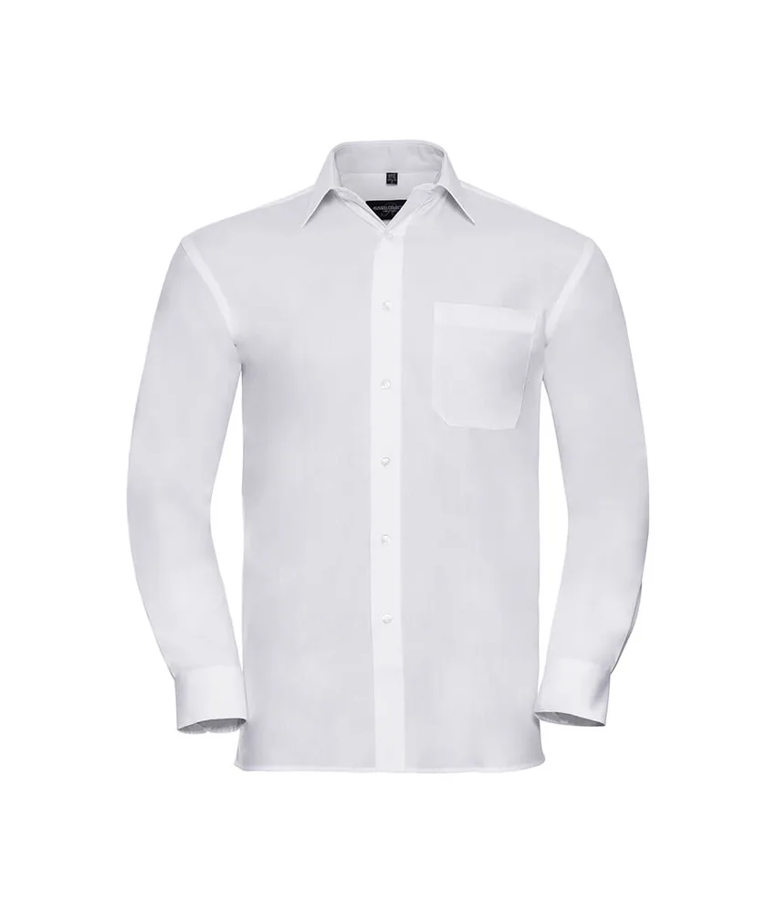 CAMICIA UOMO MANICA LUNGA POPELINE Russell