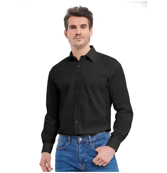 CAMICIA UOMO MANICA LUNGA POPELINE Russell