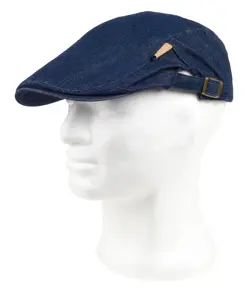 Cappello stile inglese tessuto denim Workteam