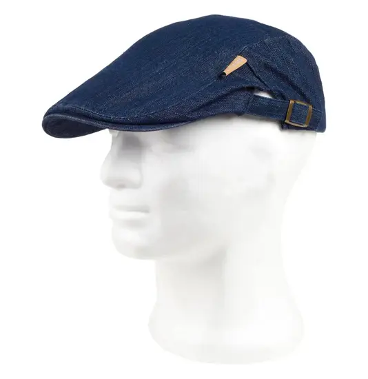 Cappello stile inglese tessuto denim Workteam