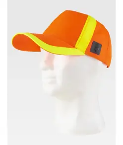 Cappello visiera curva 5 pannelli alta visibilita' Workteam