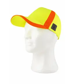 Cappello visiera curva 5 pannelli alta visibilita' Workteam