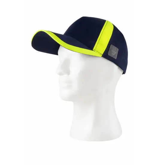 Cappello visiera curva 5 pannelli alta visibilita' Workteam