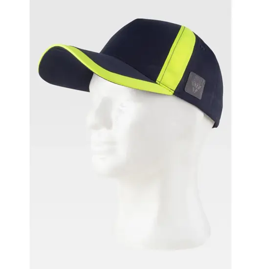 Cappello visiera curva 5 pannelli alta visibilita' Workteam