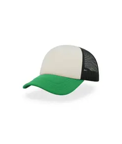 CAPPELLO VISIERA CURVA 5 PANNELLI MESH POSTERIORE Atlantis