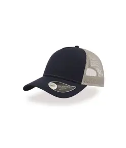 CAPPELLO VISIERA CURVA 5 PANNELLI MESH POSTERIORE Atlantis