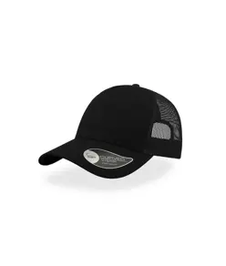CAPPELLO VISIERA CURVA 5 PANNELLI MESH POSTERIORE Atlantis