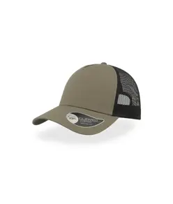 CAPPELLO VISIERA CURVA 5 PANNELLI MESH POSTERIORE Atlantis