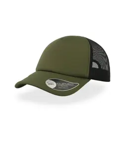 CAPPELLO VISIERA CURVA 5 PANNELLI MESH POSTERIORE Atlantis