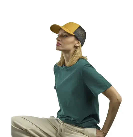 CAPPELLO VISIERA CURVA 5 PANNELLI MESH POSTERIORE Atlantis