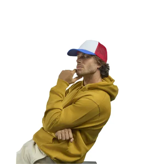 CAPPELLO VISIERA CURVA 5 PANNELLI MESH POSTERIORE Atlantis