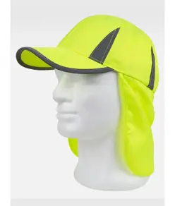 Cappello visiera curva 6 pannelli alta visibilita Workteam