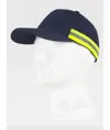 Cappello visiera curva 6 pannelli banda rifrangente-riflettente Workteam