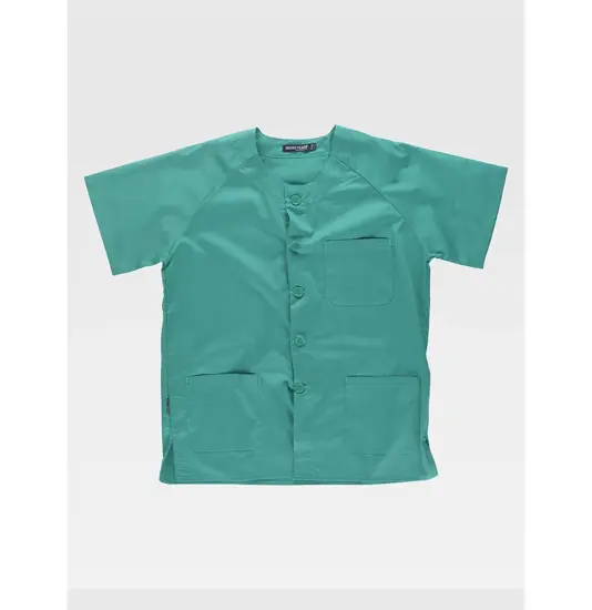 Casacca unisex con bottoni Workteam