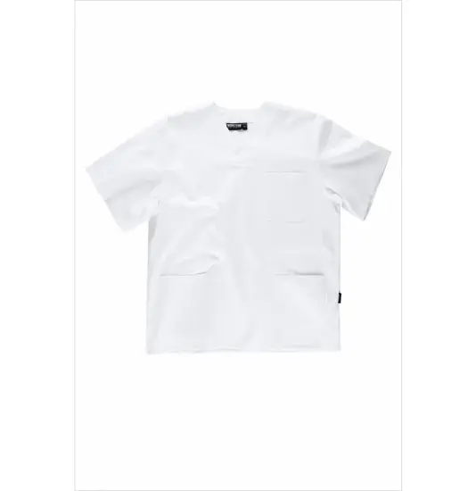 Casacca unisex manica corta cotone Workteam