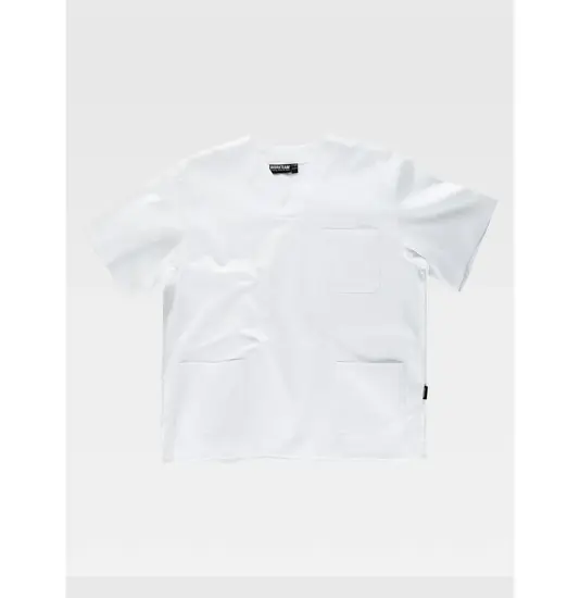 Casacca unisex manica corta cotone Workteam