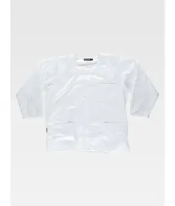 Casacca unisex manica lunga con bottoni Workteam