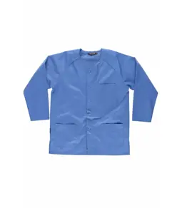 Casacca unisex manica lunga con bottoni Workteam