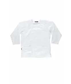 Casacca unisex manica lunga con bottoni Workteam