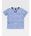 Casacca unisex tessuto elasticizzato stampato Workteam