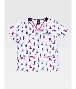 Casacca unisex tessuto elasticizzato stampato Workteam
