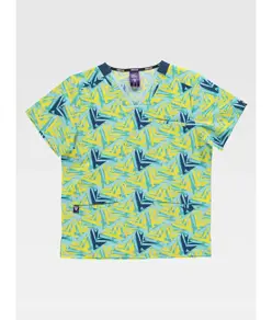 Casacca unisex tessuto elasticizzato stampato Workteam