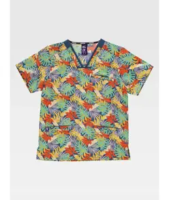 Casacca unisex tessuto elasticizzato stampato Workteam