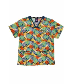 Casacca unisex tessuto elasticizzato stampato Workteam