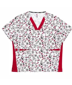 Casacca unisex tessuto elasticizzato stampato Workteam