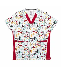 Casacca unisex tessuto elasticizzato stampato Workteam