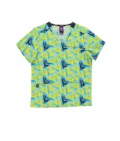 Casacca unisex tessuto elasticizzato stampato Workteam