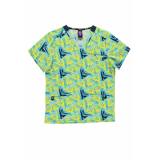 Casacca unisex tessuto elasticizzato stampato Workteam