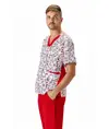 Casacca unisex tessuto elasticizzato stampato Workteam