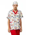 Casacca unisex tessuto elasticizzato stampato Workteam