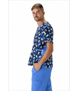 Casacca unisex tessuto elasticizzato stampato Workteam