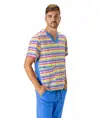Casacca unisex tessuto elasticizzato stampato Workteam