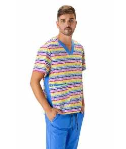Casacca unisex tessuto elasticizzato stampato Workteam